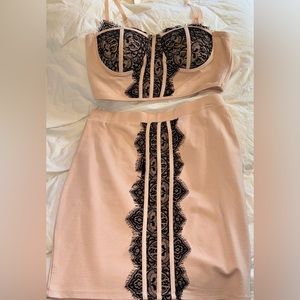 Top and Skirt Set